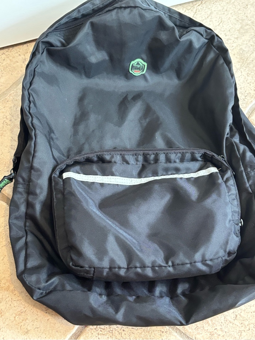 Kelty Nylon Daypack Pangaea Black Men's Backpack Hiking Front Pocket